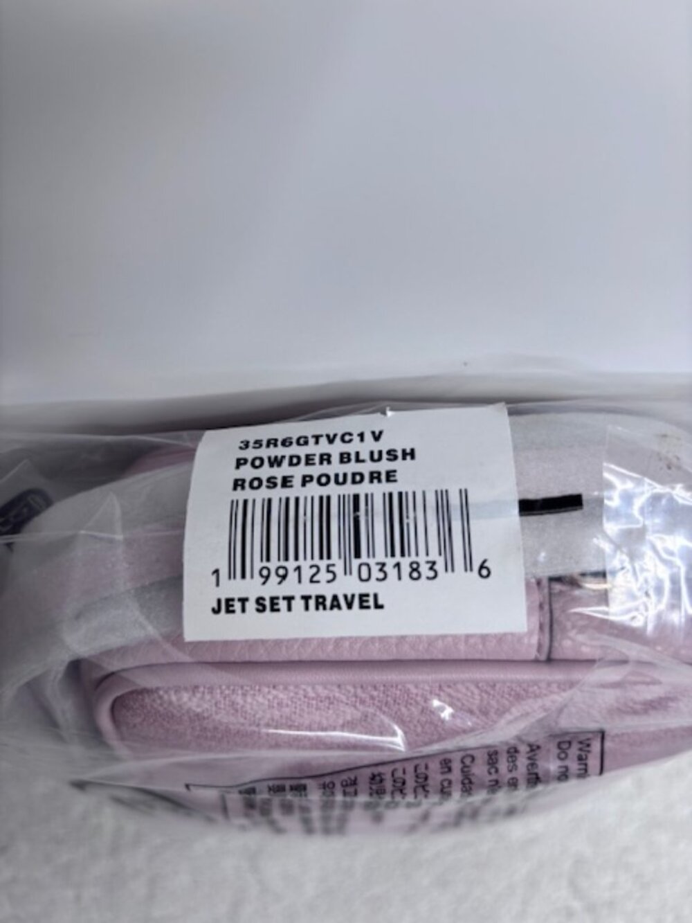 Michael Kors Jet Set Small Signature Logo Camera Crossbody Bag Powder Blush NWT - Picture 6 of 6